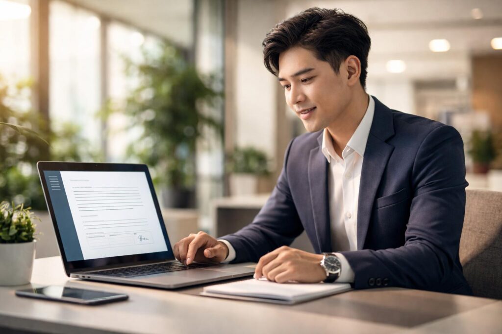Ký hợp đồng lao động online
