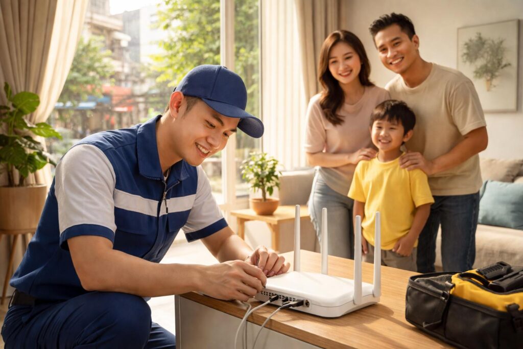 Lắp đặt Internet VNPT tại Phường Bình Phú - Tp. Hồ Chí Minh