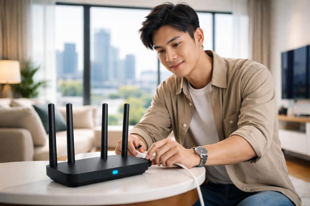 Lắp Internet cho căn hộ The Peak Garden Phú Mỹ Hưng