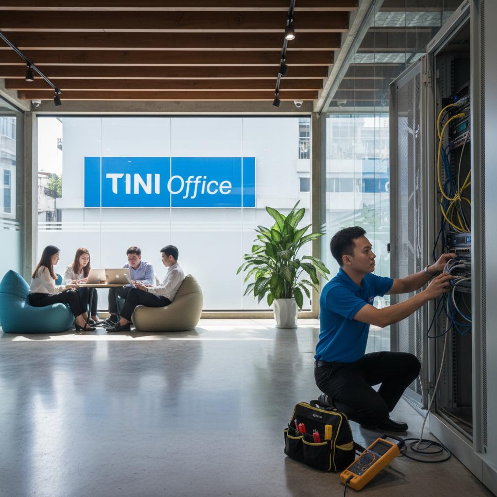 Lắp Internet VNPT tại toà nhà TINI Office Quận 7