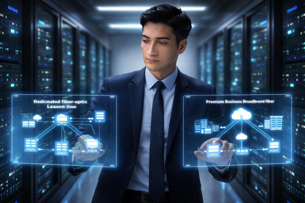 Leased Line và Internet cáp quang doanh nghiệp khác nhau thế nào?