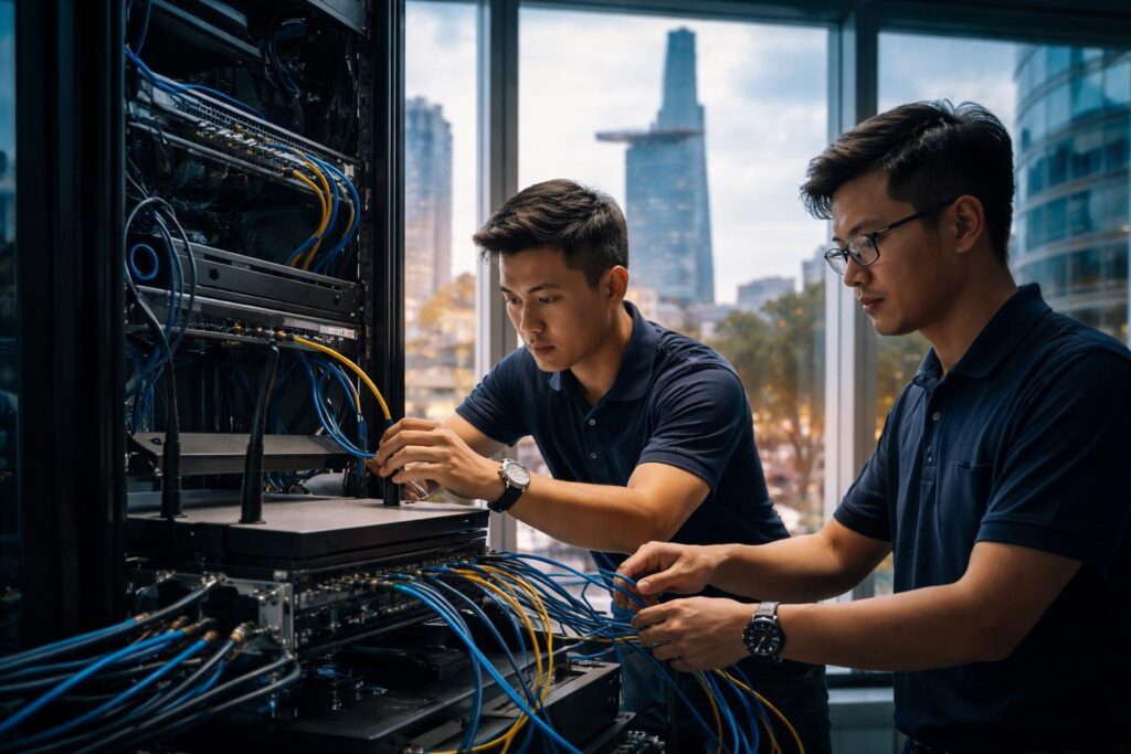 Thuê đường truyền Internet riêng cho sự kiện tại trung tâm Quận 1