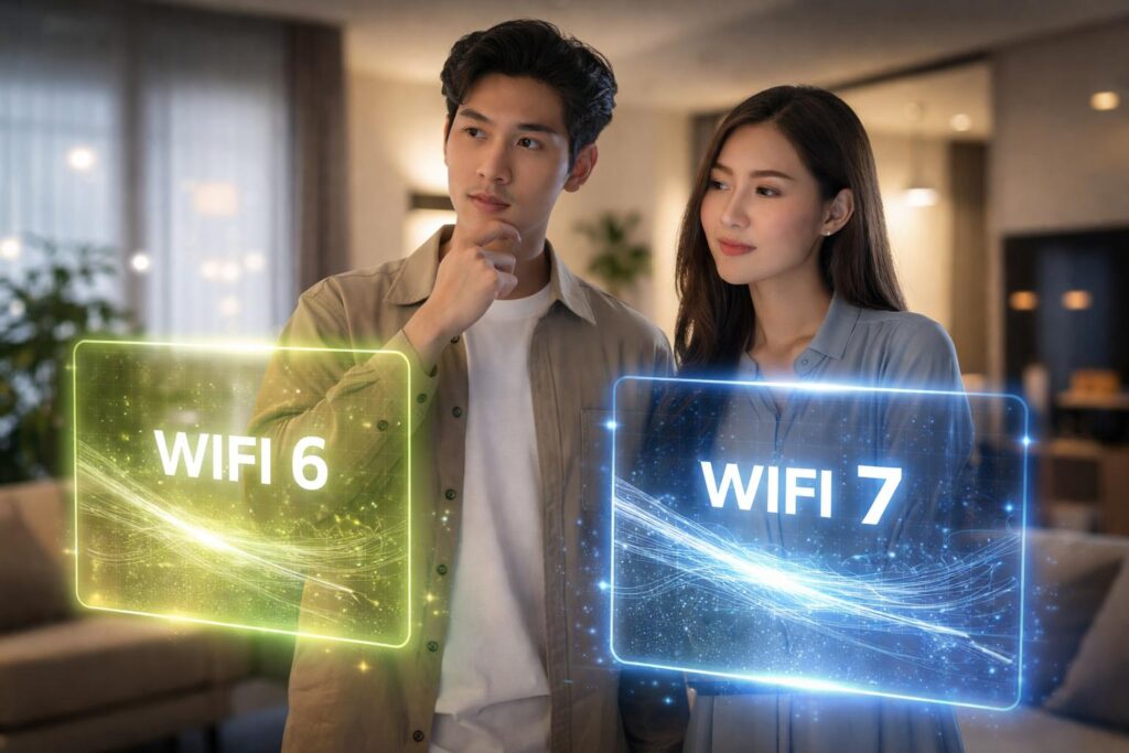 WiFi 7 và WiFi 6 khác nhau thế nào?