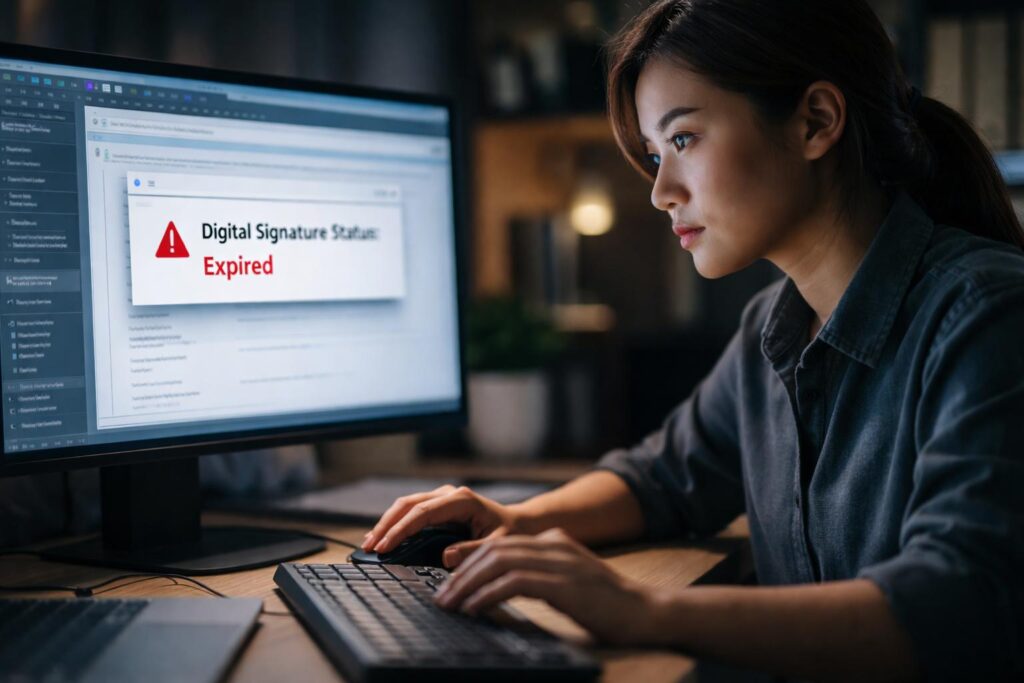 Xoá chữ ký số hết hạn VNPT?