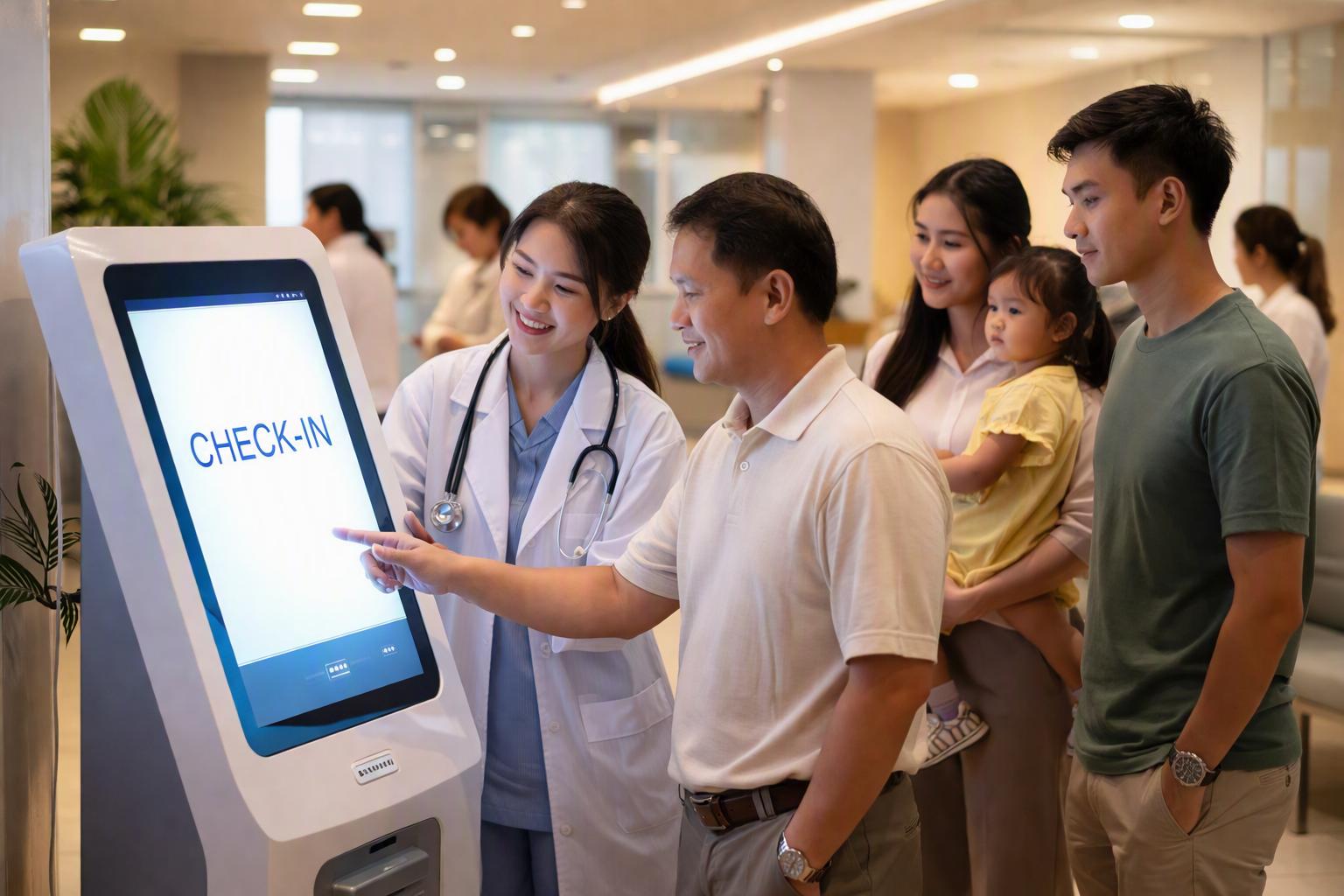 Bệnh viện, phòng khám có nên triển khai Kiosk tự phục vụ?