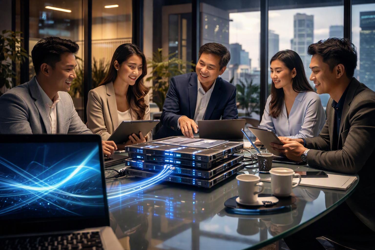 Lắp Internet VNPT cho doanh nghiệp tại Orbital 2.0