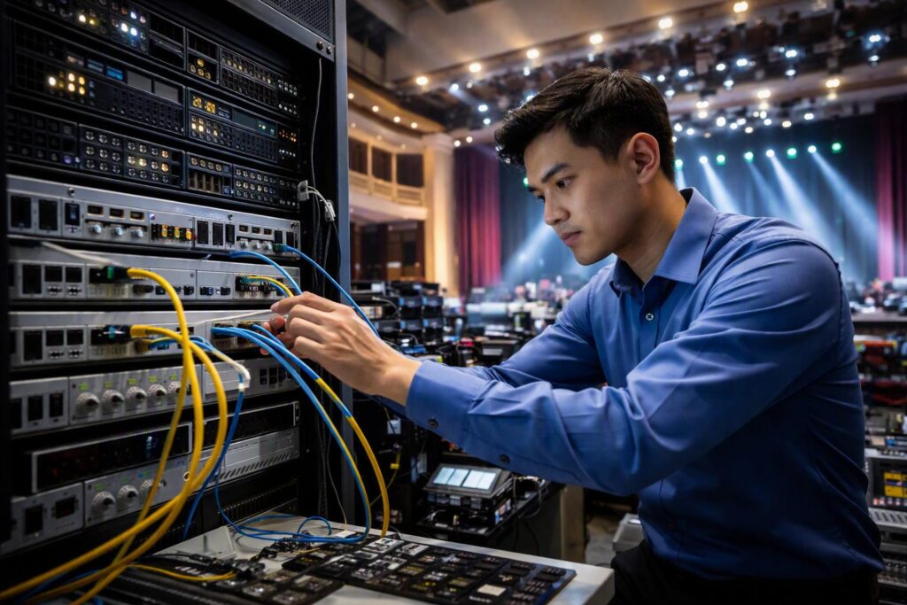 Thuê đường truyền Internet VNPT phục vụ sự kiện tại nhà hát Hoà Bình