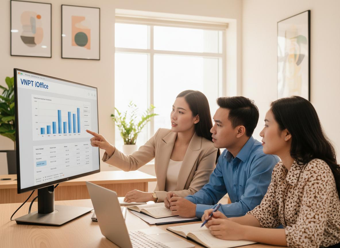 Bảng giá giá phần mềm quản lý văn bản trường học VNPT iOffice