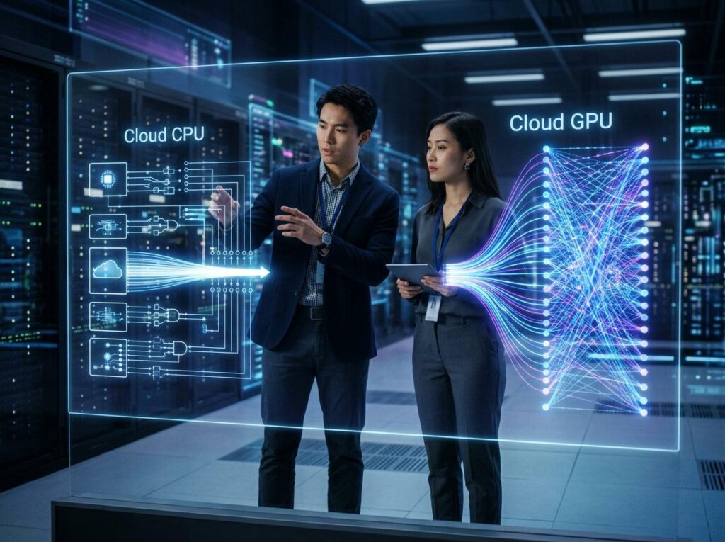 Cloud GPU là gì? Khác gì so với Cloud CPU truyền thống?