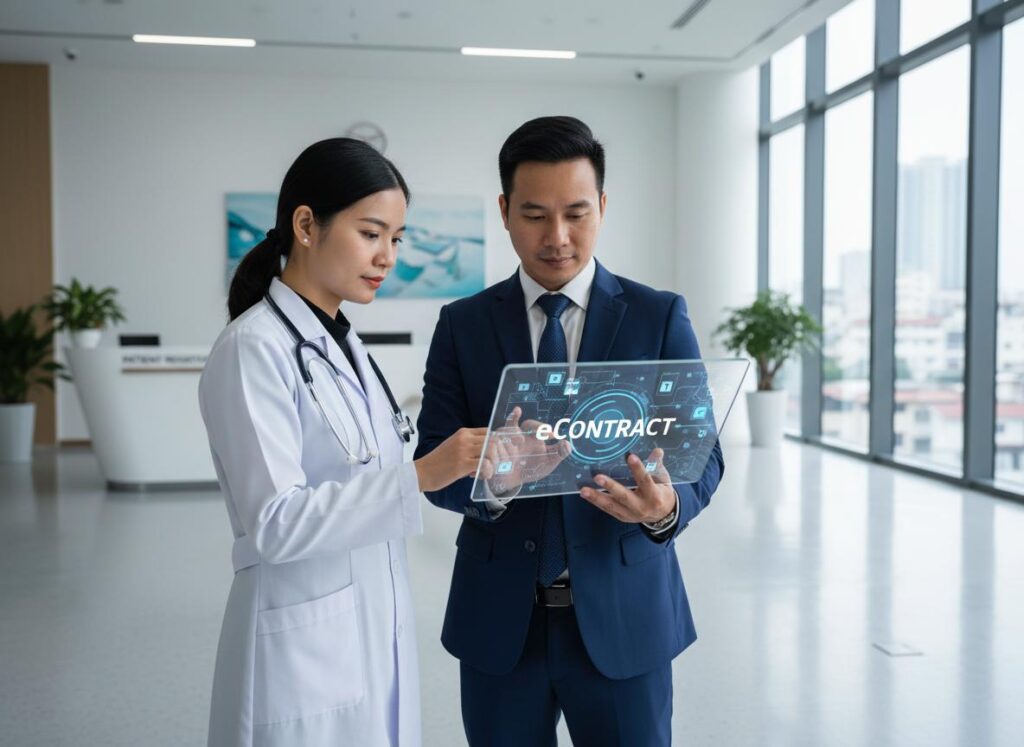 Đăng ký VNPT eContract cho Trung tâm Y tế TP.HCM