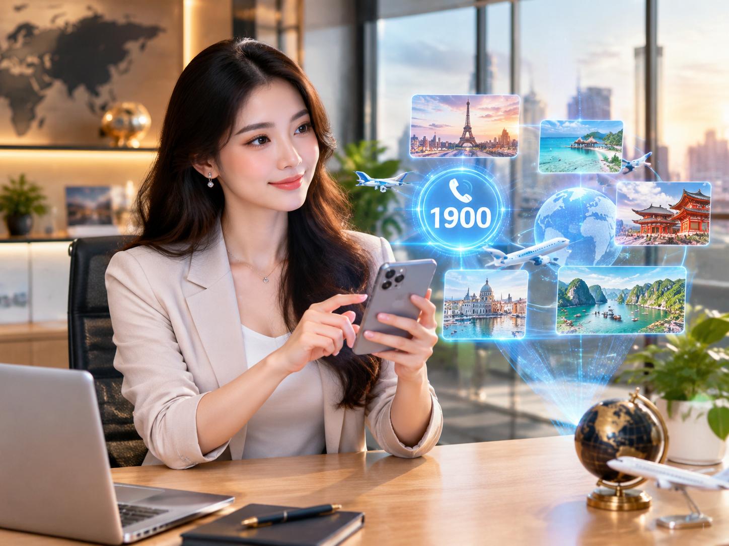 Đầu số 1900 cho công ty du lịch