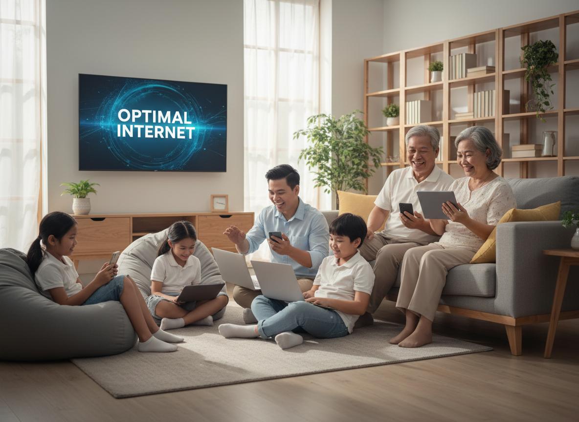 Gia đình đông người nên dùng Internet tốc độ bao nhiêu?