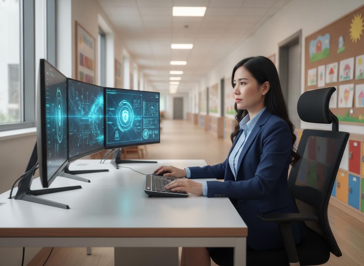 Giải pháp giám sát an ninh mạng cho trường tiểu học