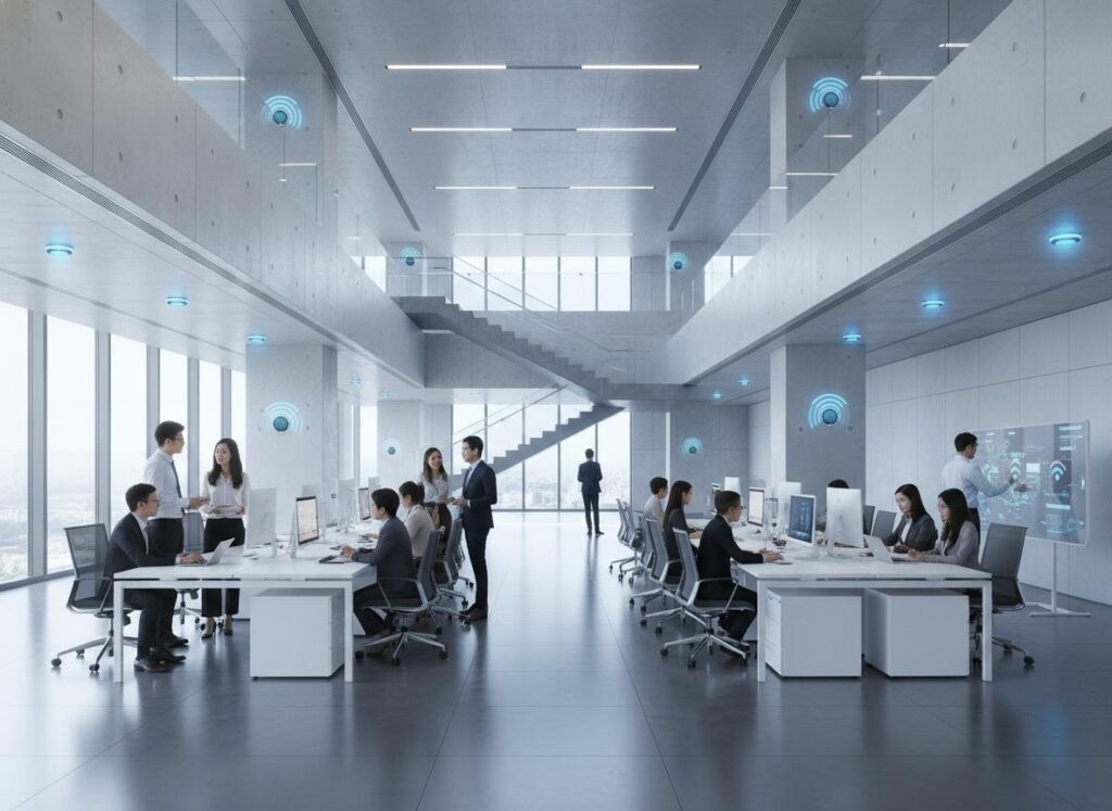 Giải pháp WiFi cho văn phòng nhiều tầng