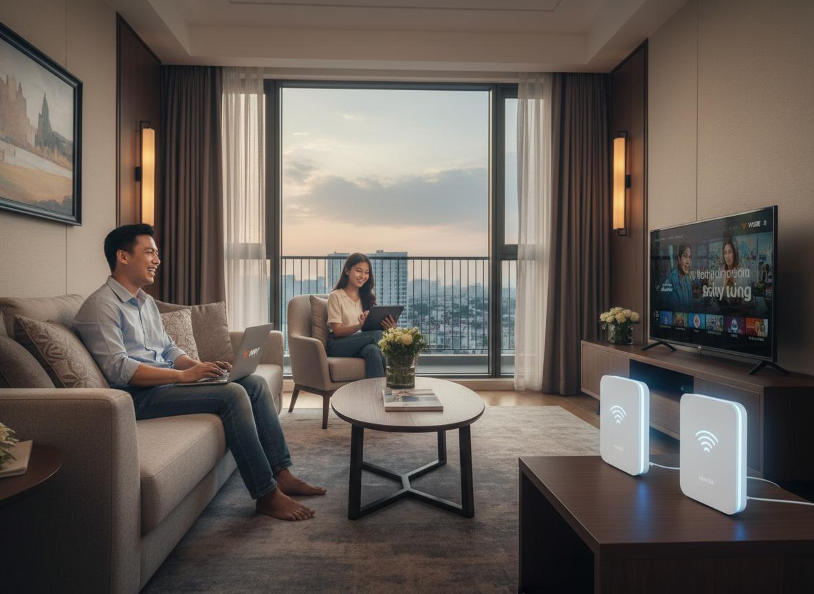 Gói lắp Internet cáp quang VNPT tại The Manor