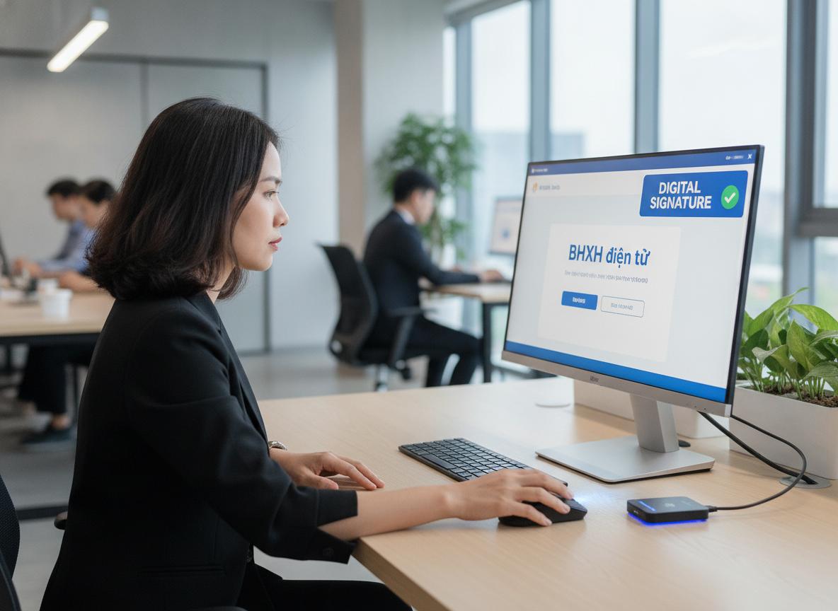 Hộ kinh doanh có người lao động: Chữ ký số hỗ trợ gì khi thực hiện BHXH điện tử?