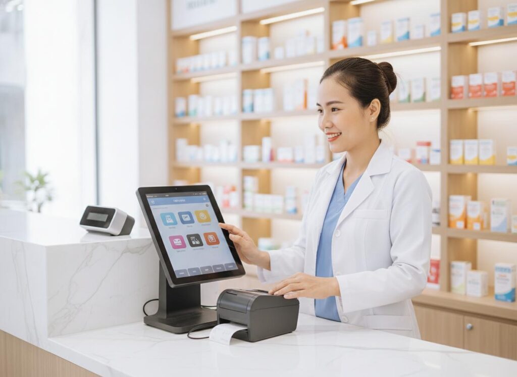 Hóa đơn điện tử khởi tạo từ máy tính tiền cho nhà thuốc