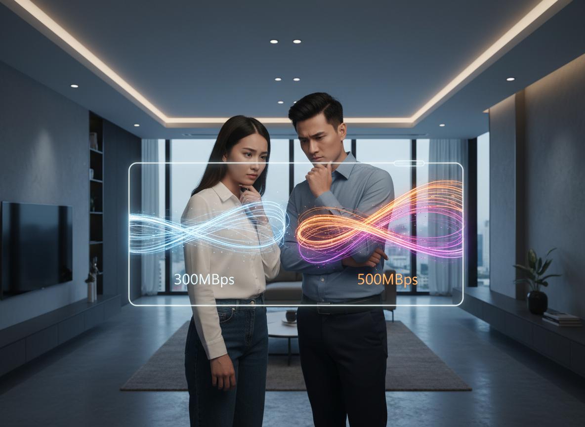 Internet 300Mbps và 500Mbps khác nhau thế nào?