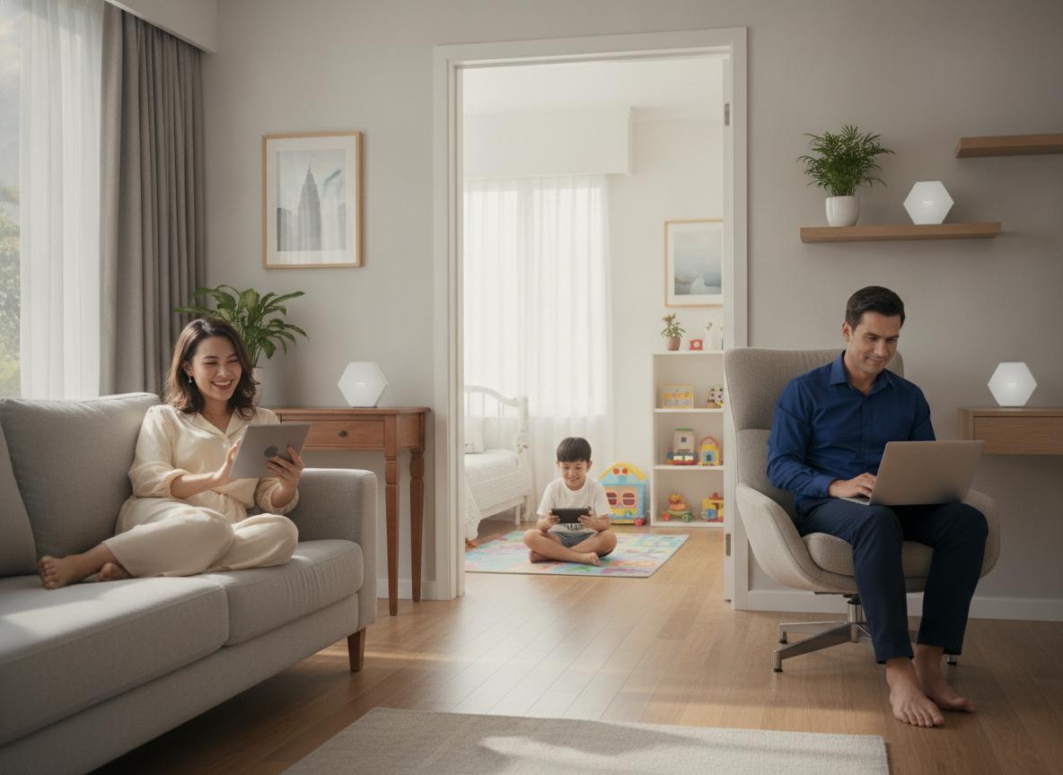 Internet VNPT kết hợp WiFi Mesh cho gia đình