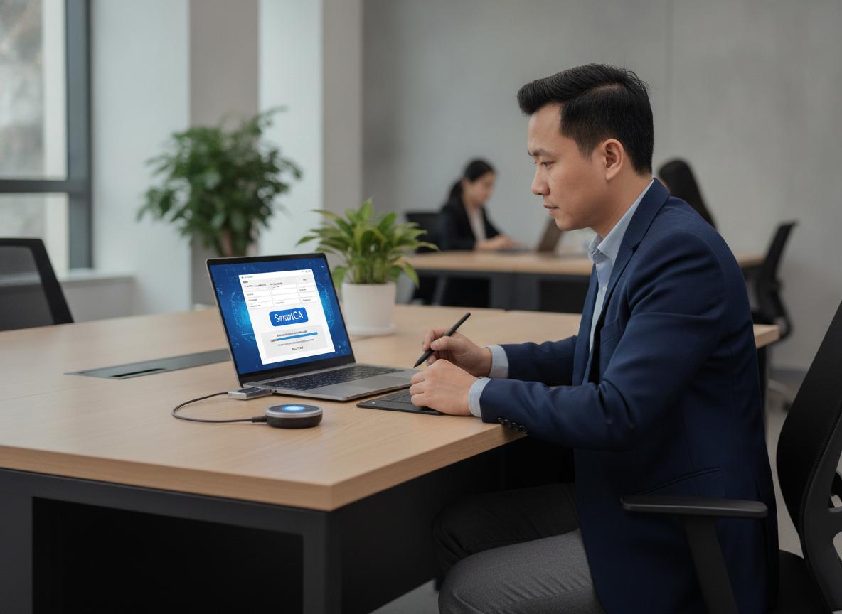 Khai thuế điện tử cho hộ kinh doanh: Chữ ký số SmartCA dùng như thế nào?