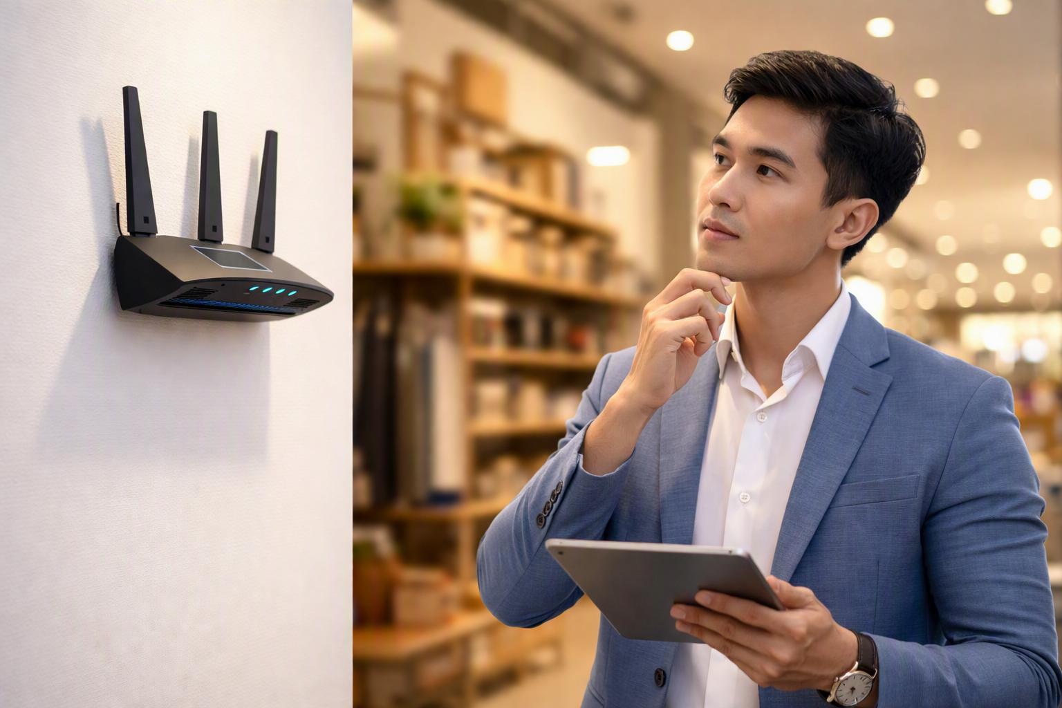 Làm sao chọn bộ phát WiFi phù hợp cho cửa hàng?