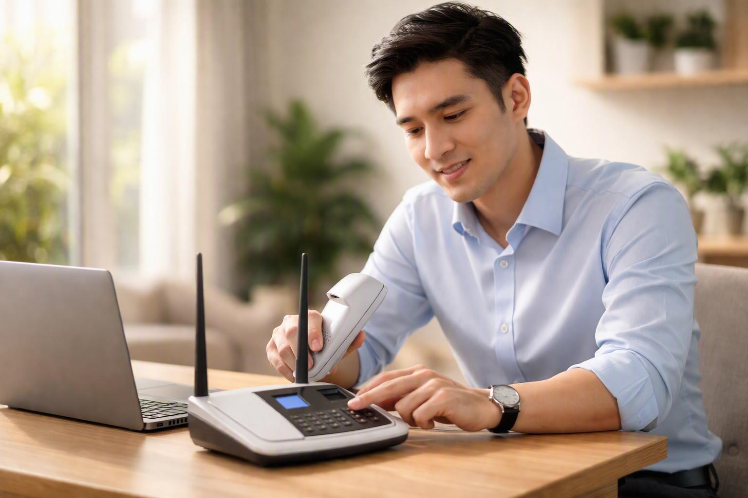 lắp điện thoại cố định không dây vnpt