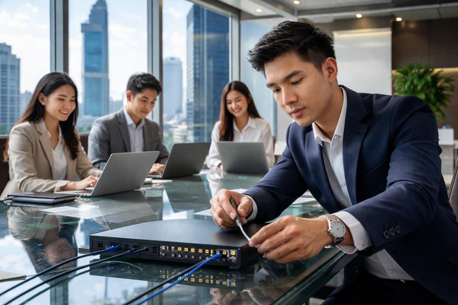 Lắp Internet cho văn phòng tại Saigon Centre