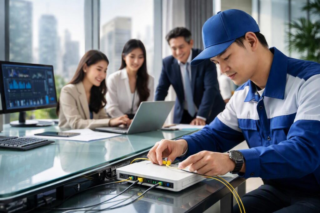 Lắp Internet VNPT tại CAO ỐC VP THE GRACE TOWER