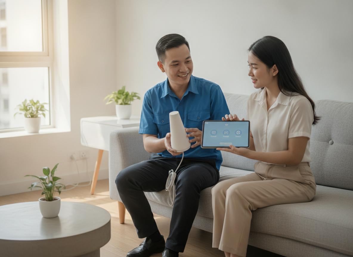 Quy trình đăng ký và hỗ trợ kỹ thuật VNPT tại Cư xá Điện Lực An Khánh