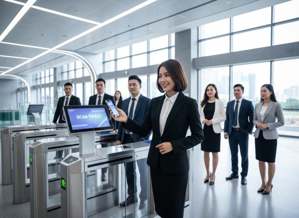 Lợi ích của hệ thống thu soát vé tự động đối với doanh nghiệp