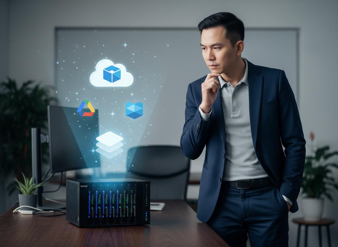 NAS Synology đầy dung lượng: Nâng cấp hay chuyển lên Cloud?