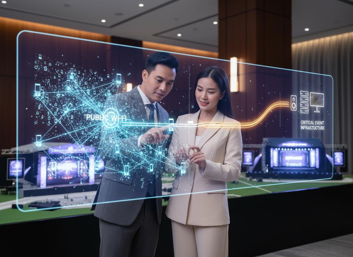 So sánh chi tiết: WiFi sự kiện vs. Đường truyền Internet riêng