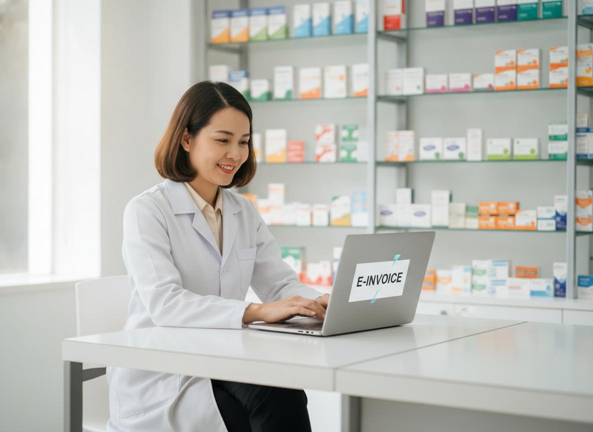 Nhà thuốc xuất hóa đơn điện tử như thế nào?