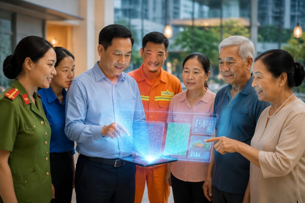 Những bài toán quản lý khu phố, ấp có thể giải quyết bằng DC4.0