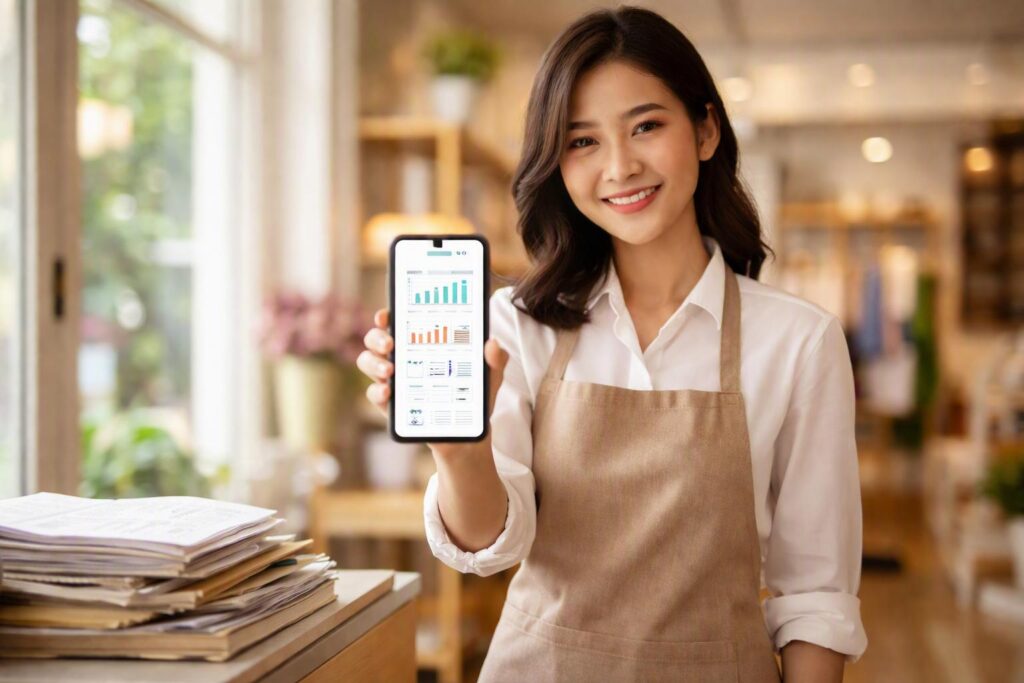 Phần mềm sổ bán hàng thay thế hoàn toàn sổ giấy