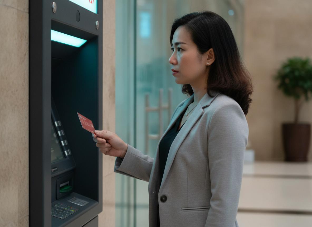 Rút tiền thẻ ngân hàng HSBC