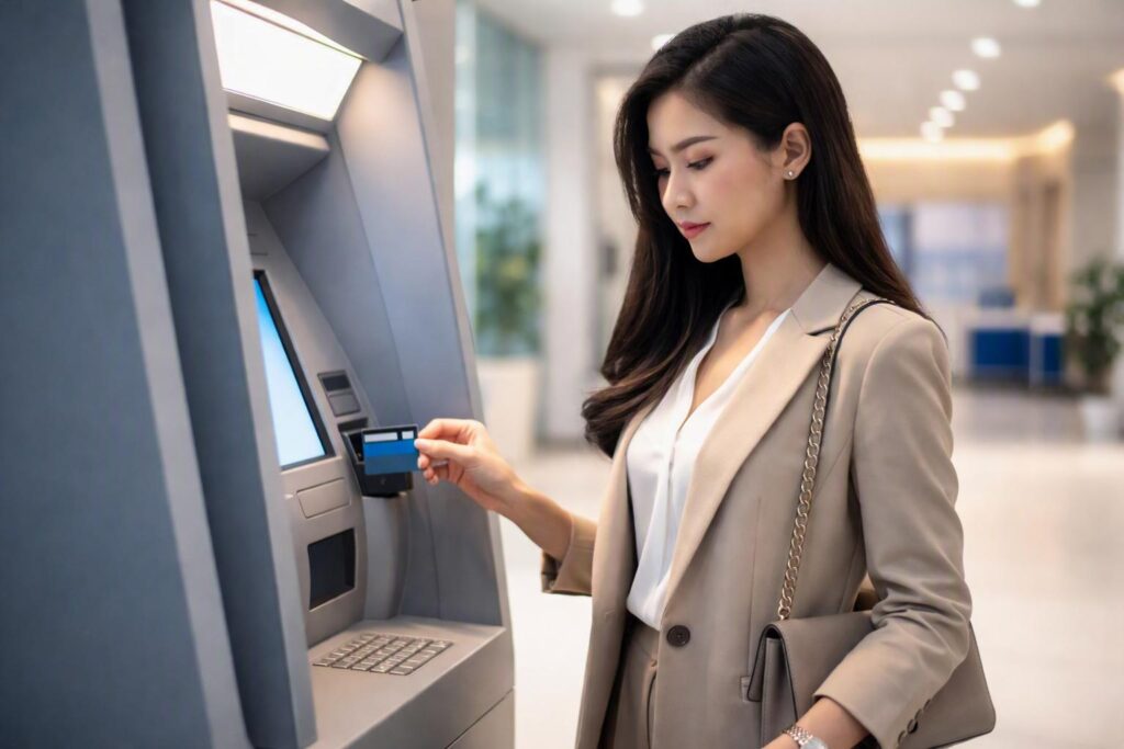 Rút tiền thẻ ngân hàng MB