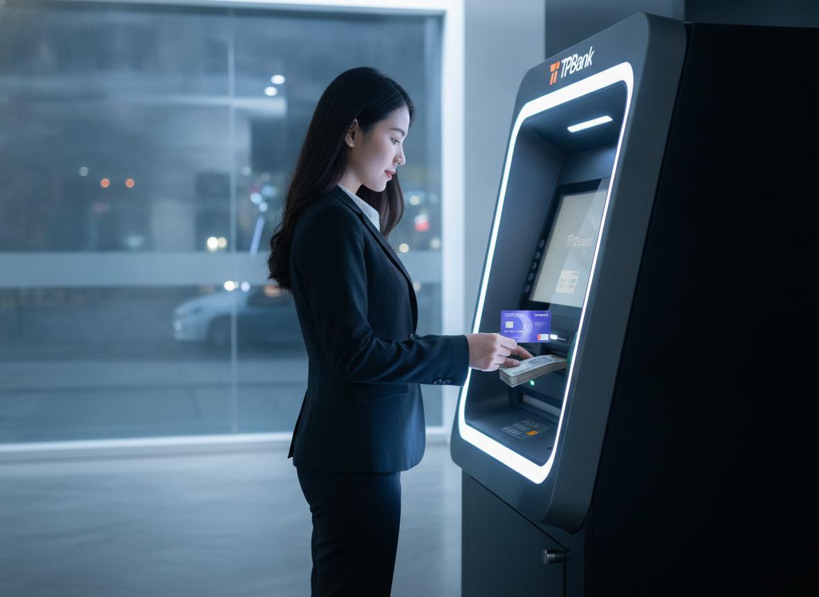 Rút tiền thẻ ngân hàng TPBank