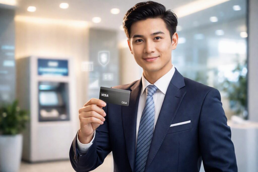 Rút tiền thẻ tín dụng Visa ở đâu?