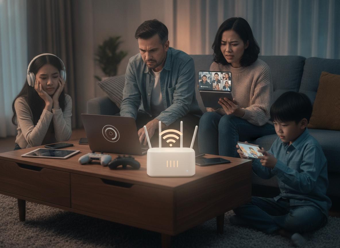 Tại sao WiFi trong nhà càng dùng nhiều thiết bị càng chậm?