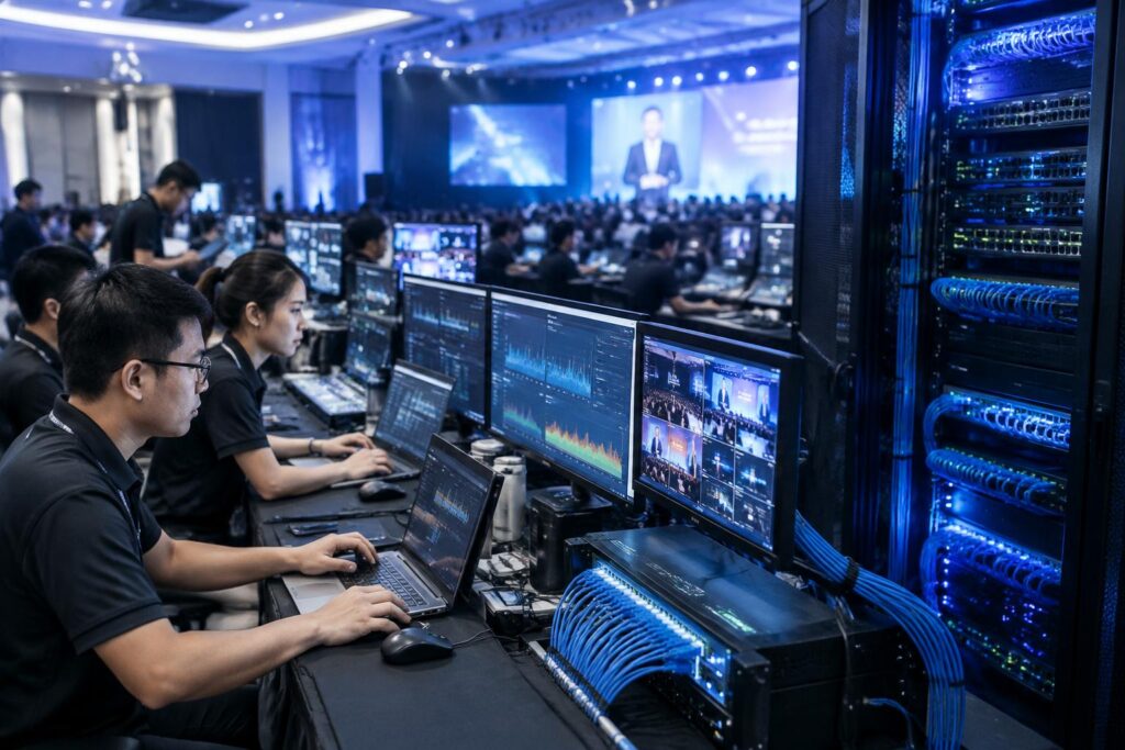 Tổ chức sự kiện cần đường truyền Internet như thế nào?