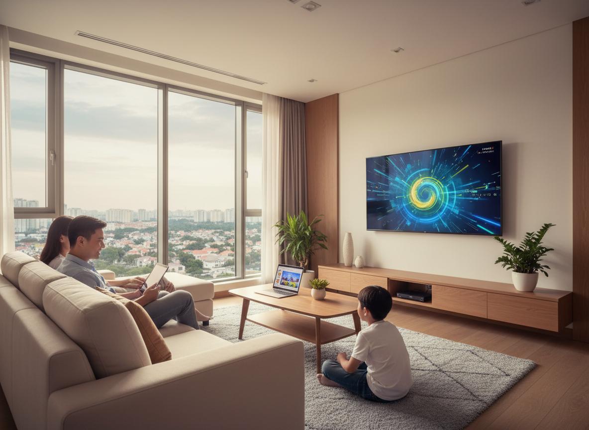 Đăng ký Internet truyền hình VNPT chung cư Conic Riverside 24/7