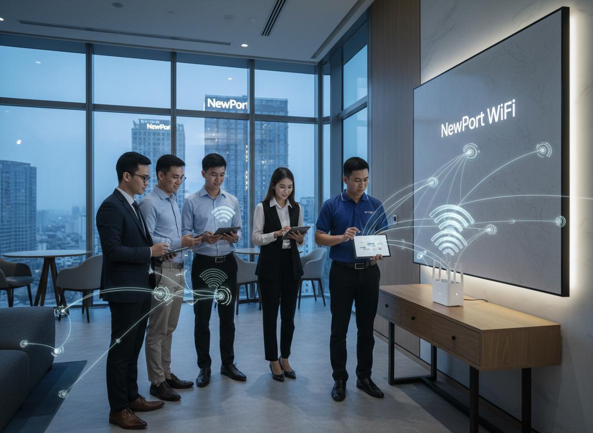 Dịch vụ lắp mạng Internet WiFi VNPT Cao ốc NewPort