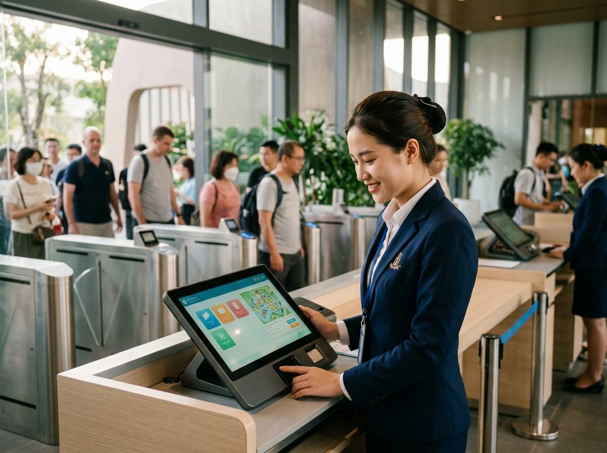 Giải pháp vé điện tử cho khu tham quan