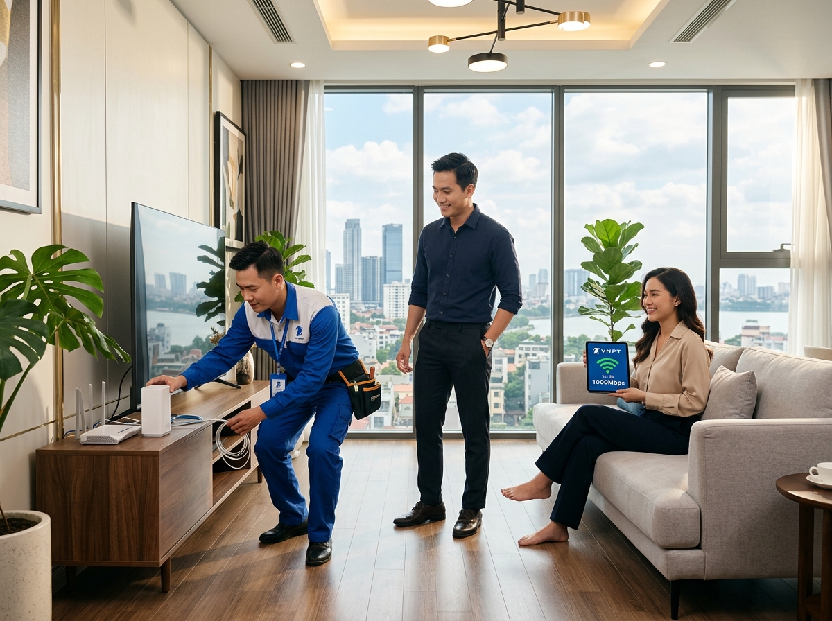 Các gói cước Internet VNPT tốc độ cao dành riêng cho cư dân Eton Park