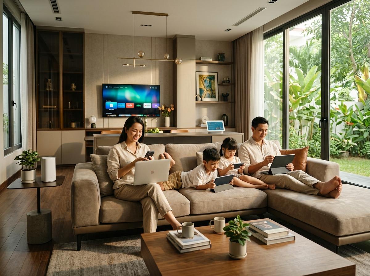 Lắp Internet VNPT tốc độ cao tại khu nhà phố, biệt thự senturia an phú