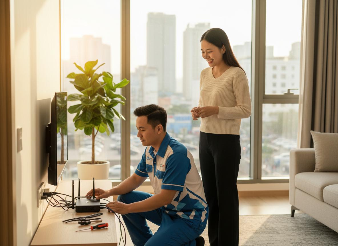 Lắp mạng Internet Chung cư Bùi Minh Trực