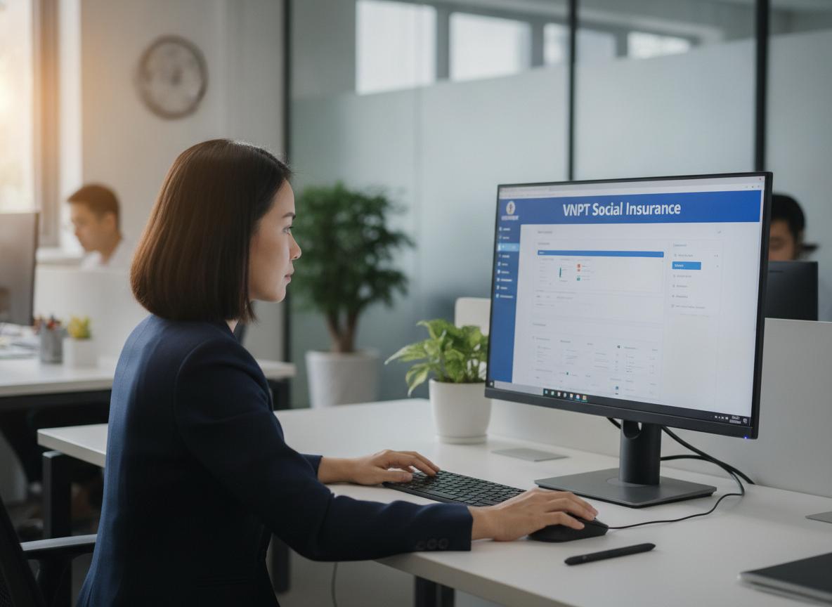 phần mềm kê khai bảo hiểm xã hội của VNPT